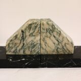 Art deco marble bookends