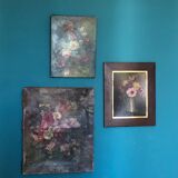 Painting still life flowers