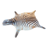 Real zebra skin rug