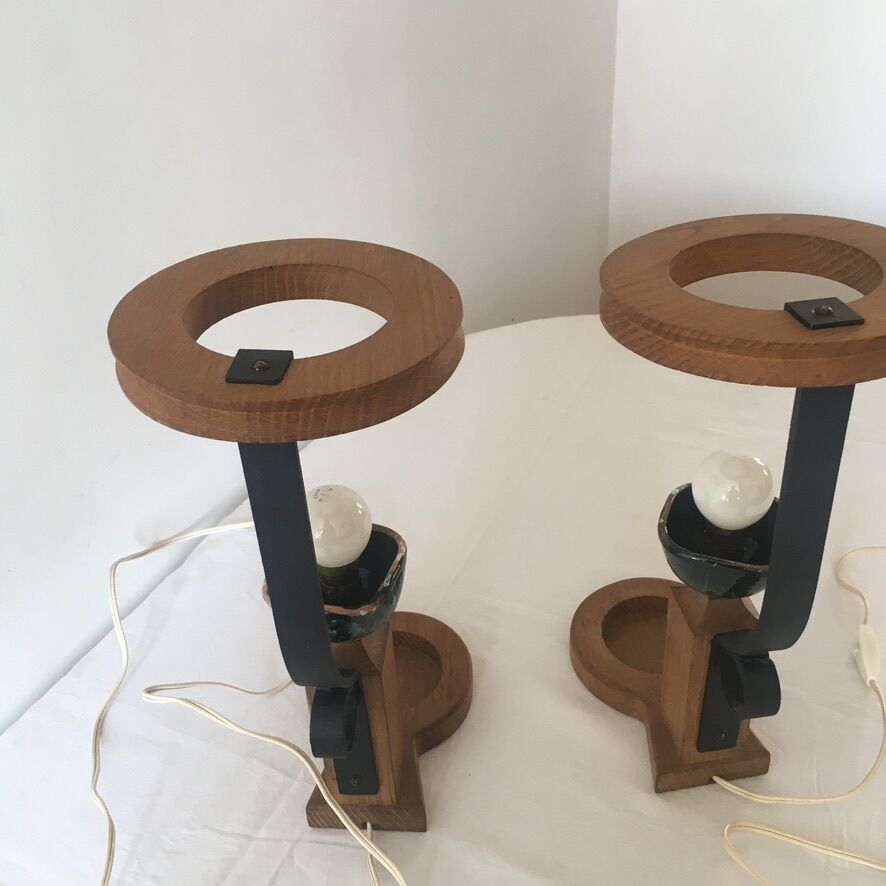 Guillerme and Chambron bedside lamps