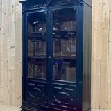 Napoleon III 19th century library in blackened wood