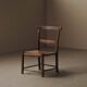 Auvergnat armchair in wood and straw, folk art, 19th century