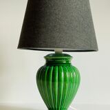 Green ceramic lamp 90s