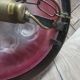 Suspension pink glass paste