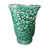 Vase lave vert emeraude en ceramique vintage