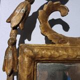 miroir ancien en bois doré du XVIIIe siècle
