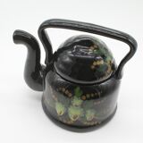 Hand-painted metal teapot