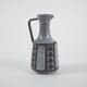 Grey ceramic vase, Danish design, 1970s, manufactured by Frank Keramik
