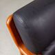 Vintage Two-Seater Teak and Leather Sofa by Olsen & Laursen, 1980s