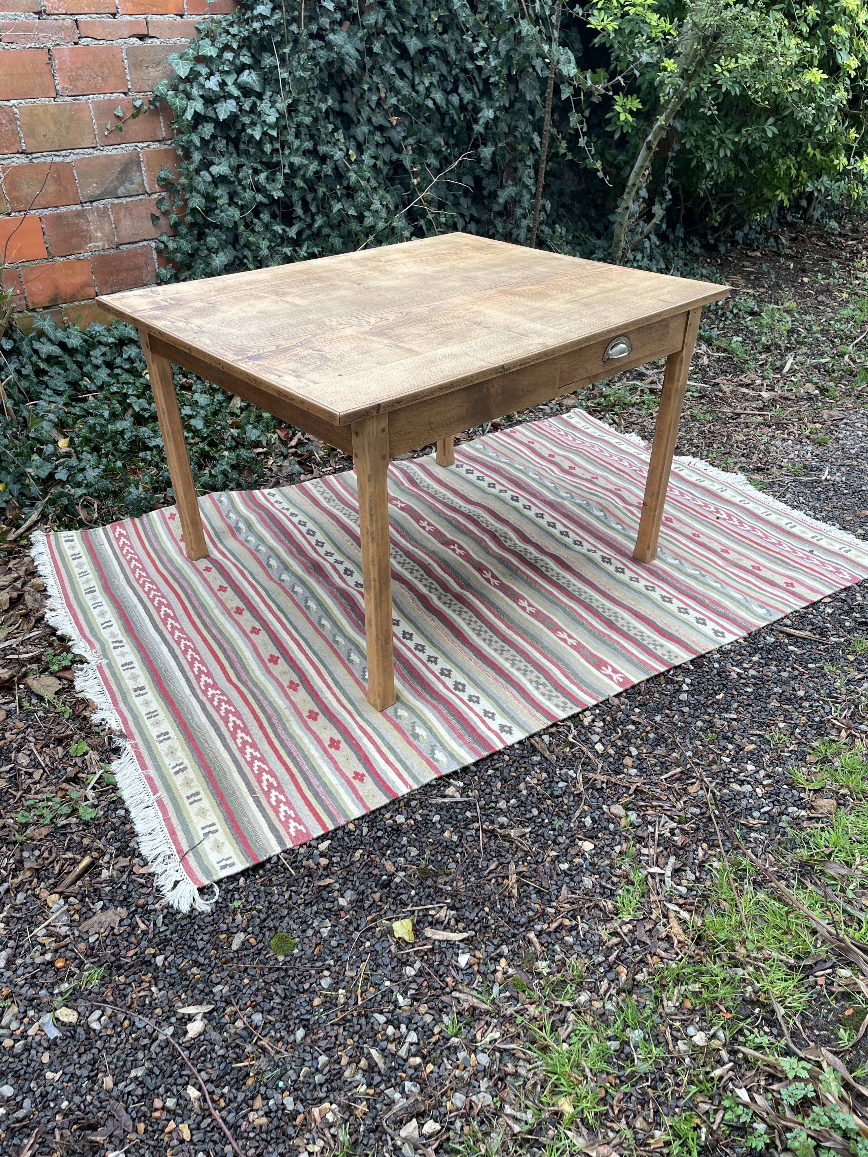 Farm Table with Drawers