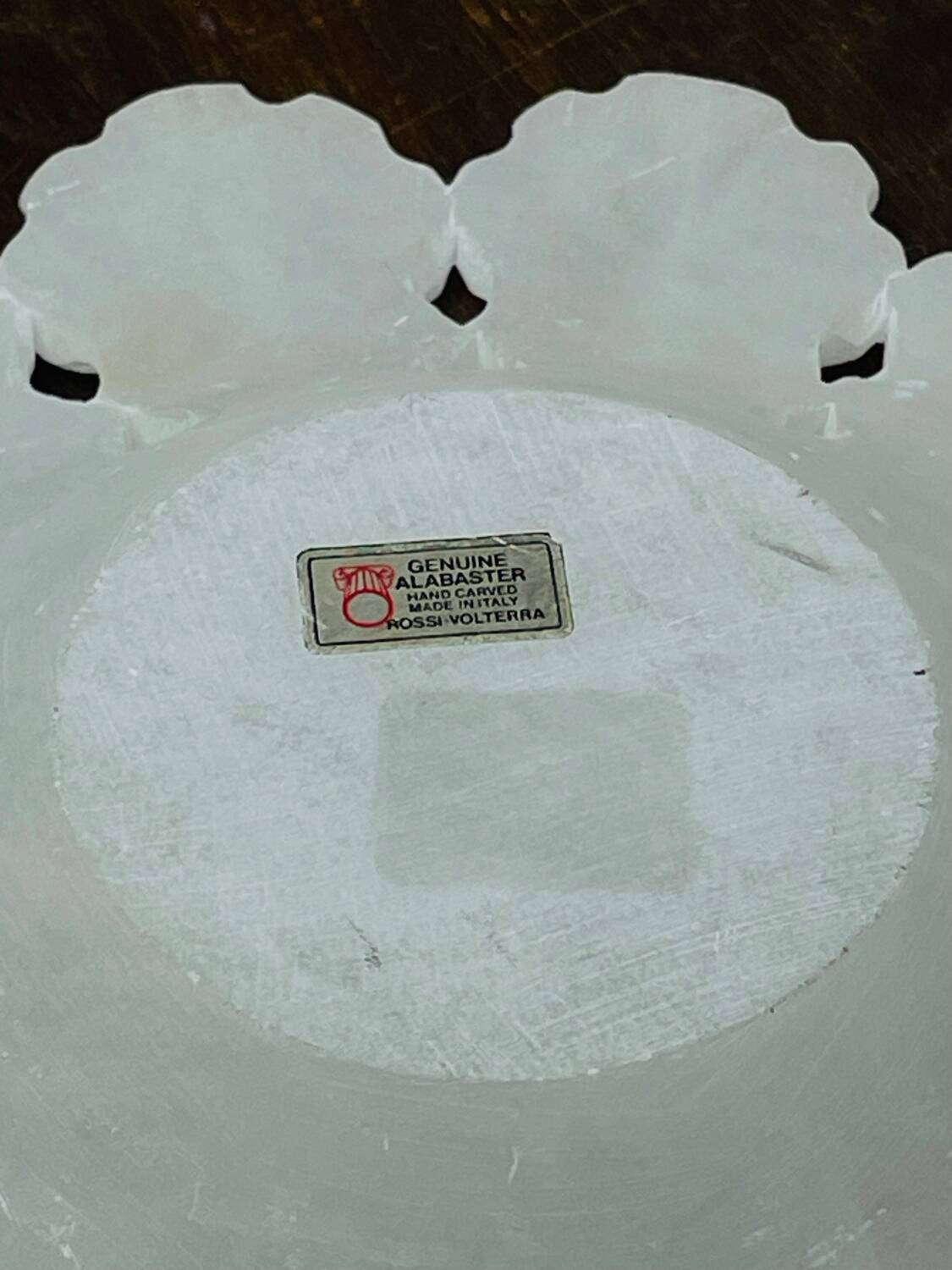 Handmade alabaster bowl