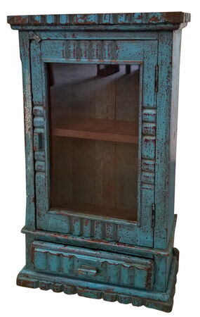 Old wall shelf glass