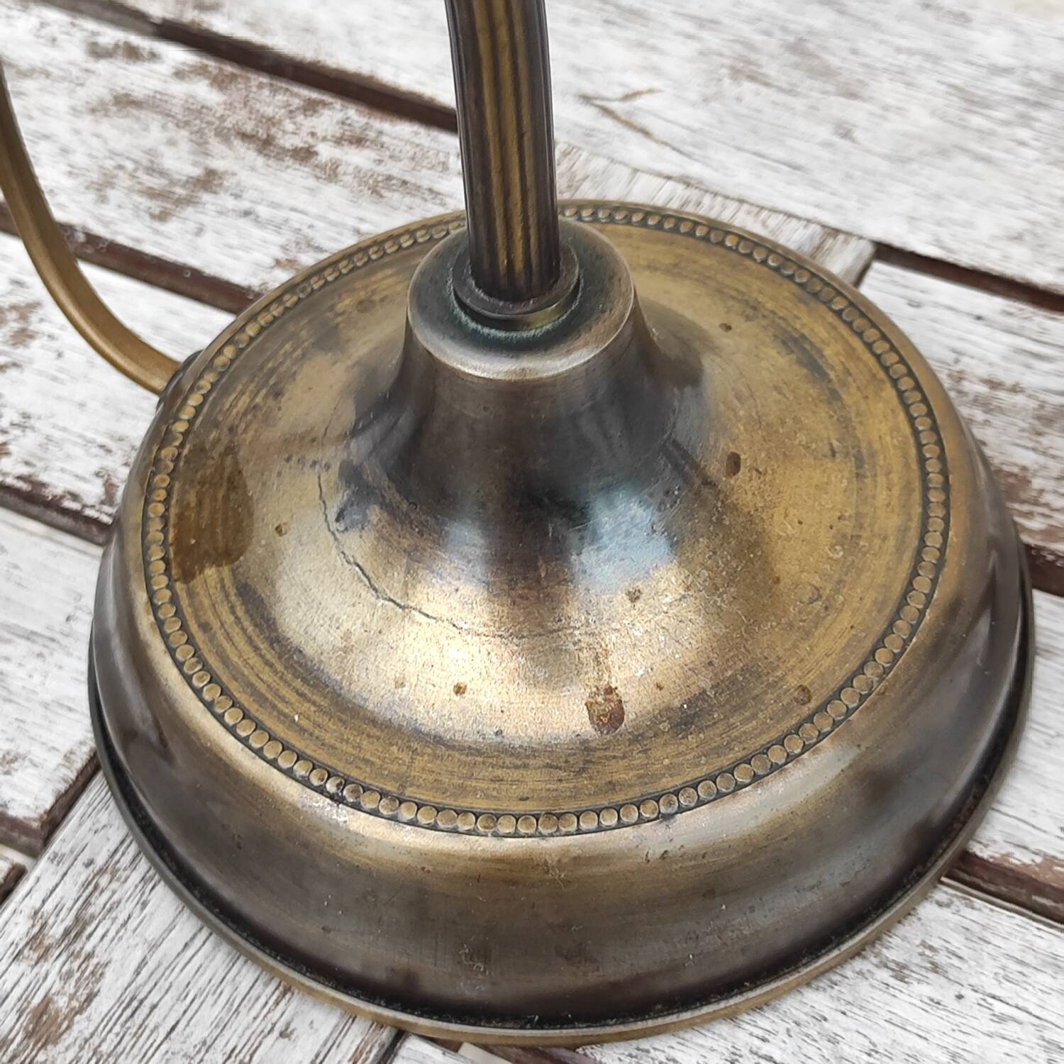 Art deco swan neck lamp See Delmas