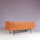 1950s Teak sideboard on black metal base model: B20 by Dieter Wäckerling f