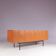 1950s Teak sideboard on black metal base model: B20 by Dieter Wäckerling f