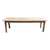 Large farmhouse table. (238 x 77cm.)