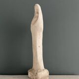 Virgin and child plaster sculpture