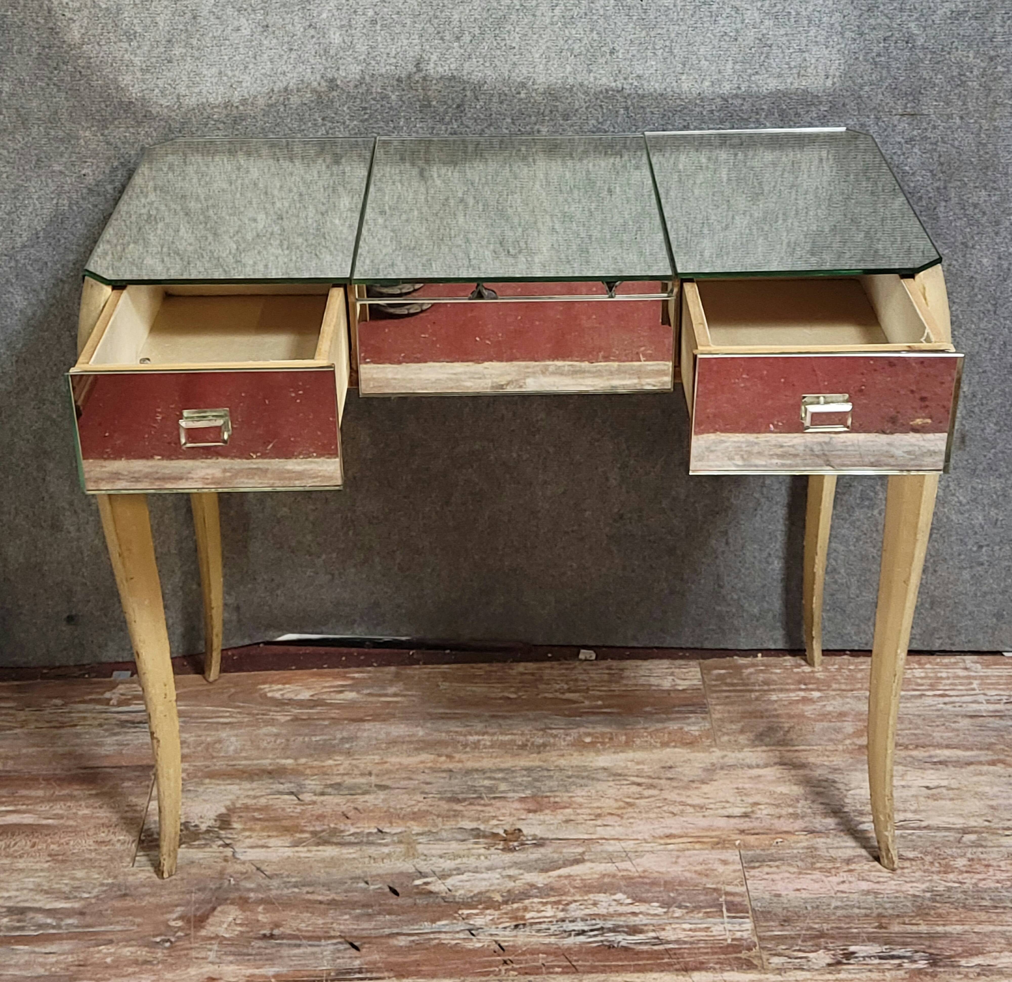 Lady's dressing table - Art Deco period mirror console