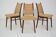Ensemble de trois chaises du milieu du siècle par Ton1960's.