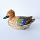 Terrine Vintage Faïence Michel Caugant Canard Sarcelle France