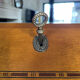 Secretary with drop-leaf in Louis XVI style – patinated wood and interior co