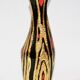 1950s black and gold vase
