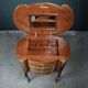 Petite Commode Coiffeuse en Acajou, style Transition – 1940