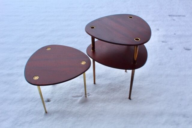 Nesting tables partroy de Pierre Cruege edition forms 1955
