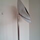 Chrome floor lamp indirect light 80s vintage