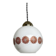Ancienne suspensions en opaline vintage 1970