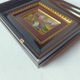 antique painting signed R. Bétourné wooden stucco frame