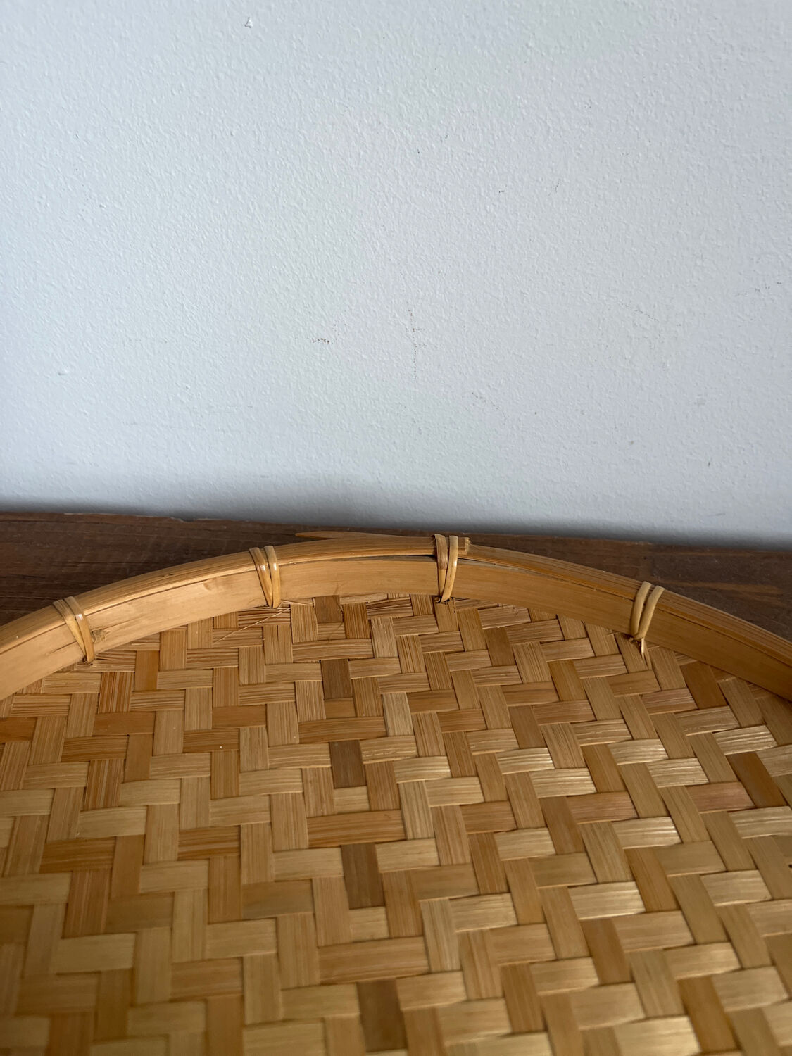 Rattan tray