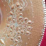 Copper ewer and its tray