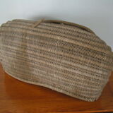 Wicker fishing basket