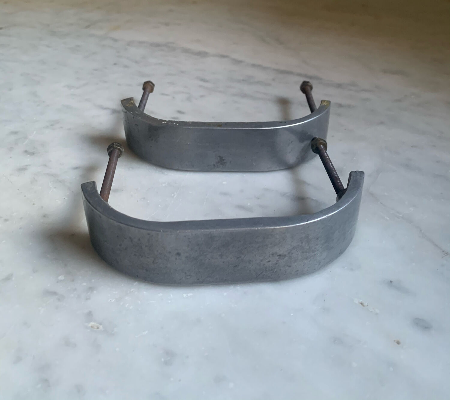 Pair of furniture handles 50s