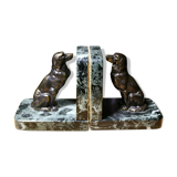 Dog book greenhouse on a marble base