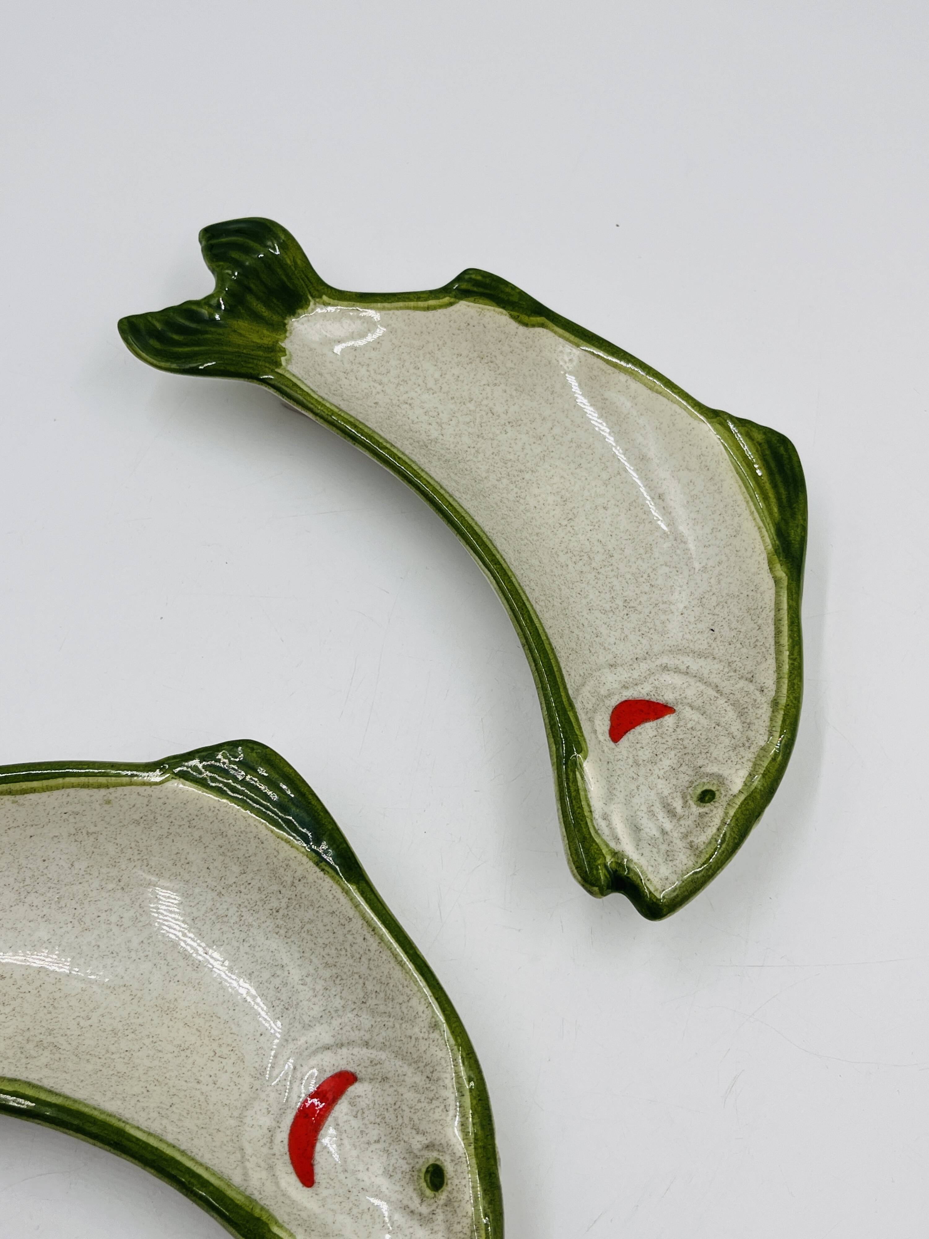 Duo of Waechtersbach fish dishes