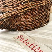 Ancient wicker patatière