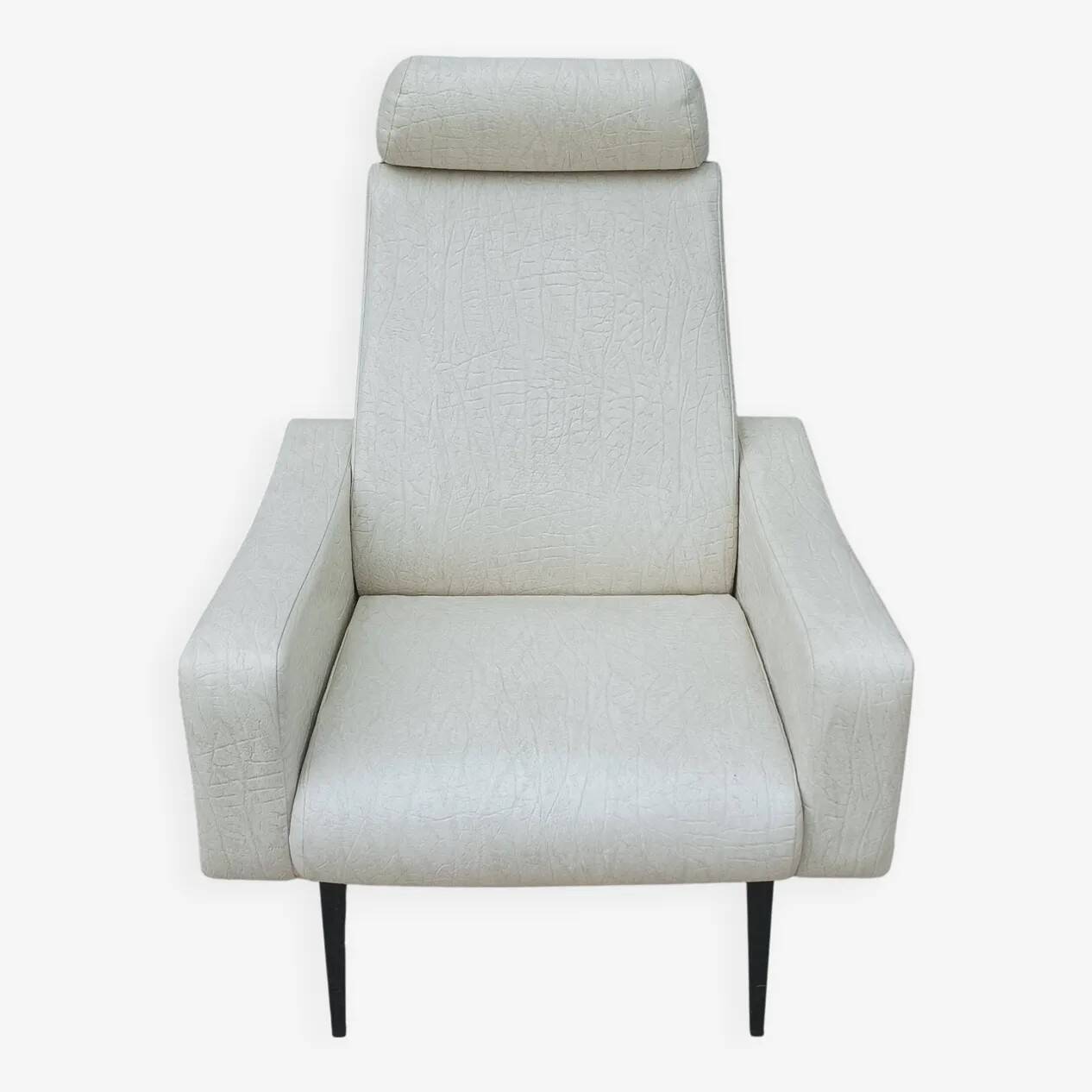 Vintage BEKA armchair in faux leather