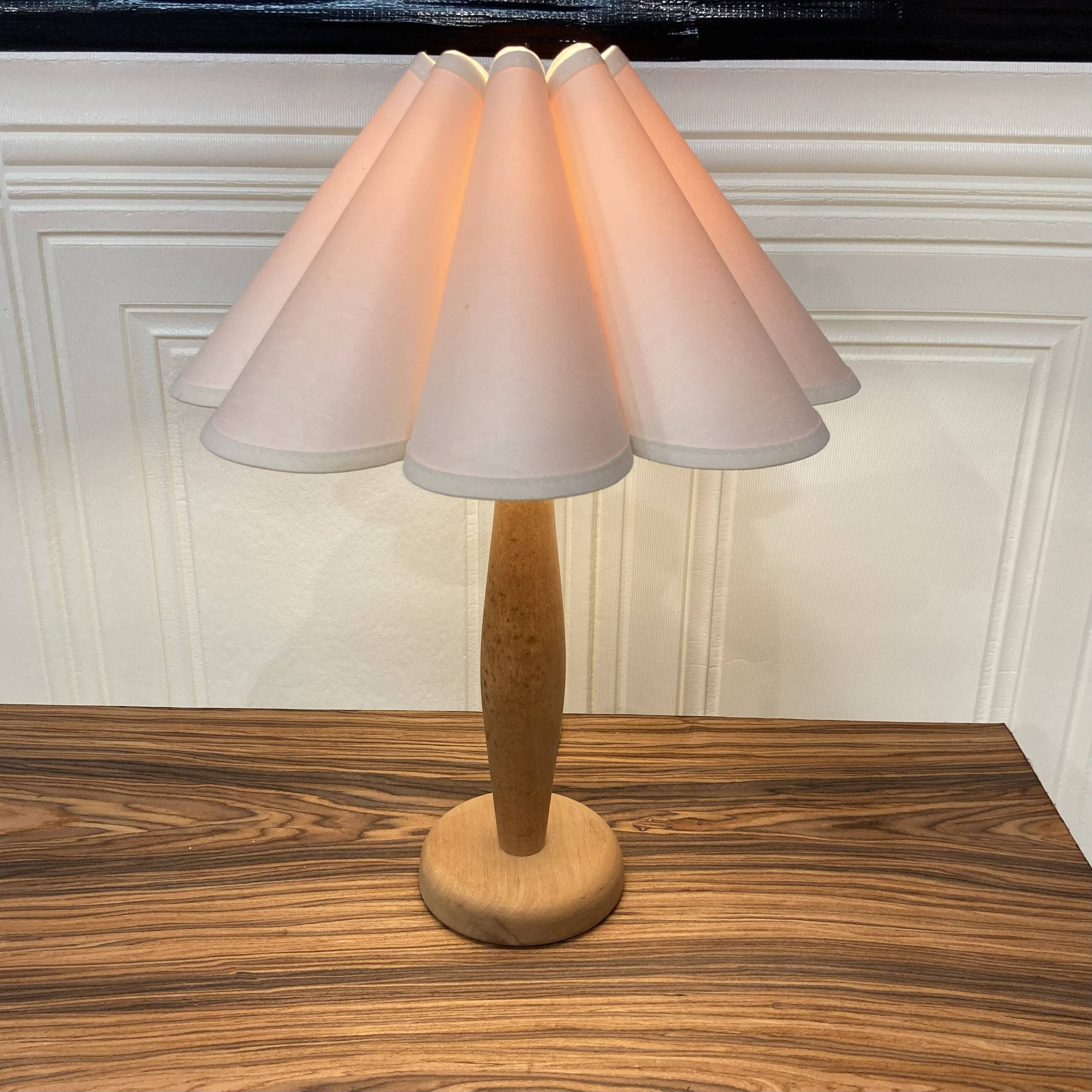 Paire de lampes design scandinave 1960.