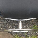 Chrome steel swivel tubular chairs