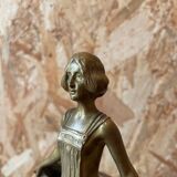 "Young Girl with Lilies" by Charles Korschann