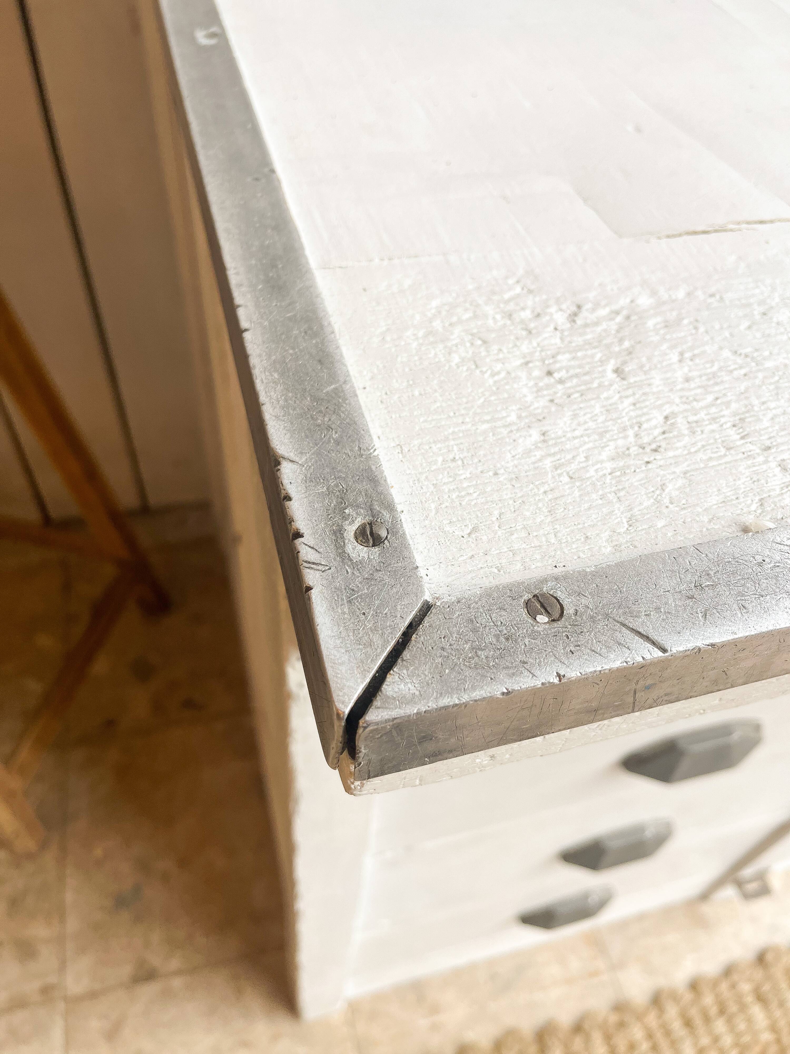 Former small white patina trading post