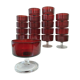 Service of 19 cuts luminarc ruby 70 s