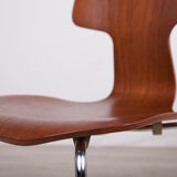 4 chaises modèle 3103 par Arne Jacobsen pour Fritz Hansen, années 1970