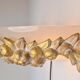 Vintage Bowl Wall Lamps in Goldleaf Murano Glass, Italy, 1970s, Set of 2