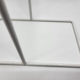 Robin Day side table for Habitat in white lacquered metal and wooden top Design