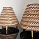 Pair of Scandinavian bedside lamps