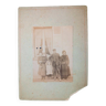 Photographie albuminée ancienne - Ouvriers - France - Fin du XIXe siècle