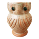 Pitcher owl terracotta vase